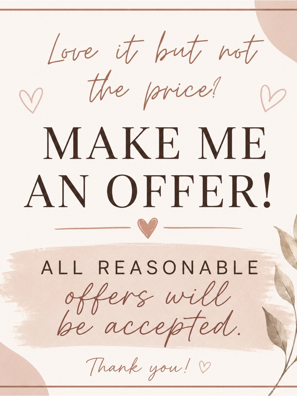 Make Me An Offer